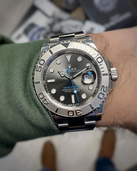 rolex yacht master 40 rhodium review|Rolex Yacht-Master 40 for sale.